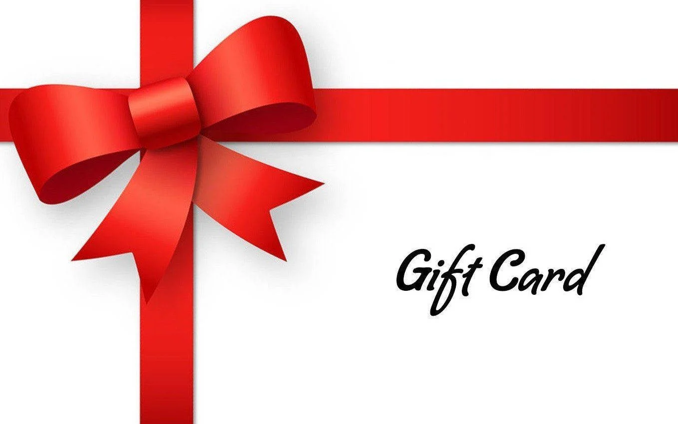 Photo of a gift card